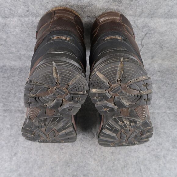 Coleman Shoes Men 9 Boots Winter Snow Insulated Leather Waterproof Anthony Brown - Picture 13 of 15